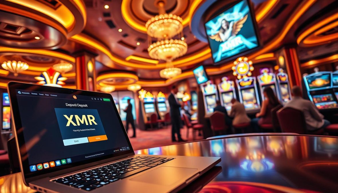 deposit XMR in a casino